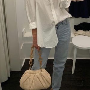 Zara Raffia Shoulder Bag